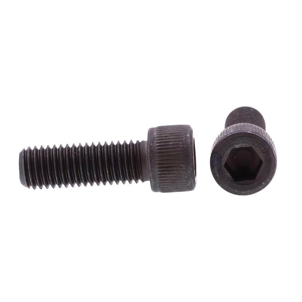 Prime-Line 1/4 in. - 28 x 3/4 in. Black Oxide Coated Steel Hex (Allen) Drive Socket Head Cap Screws (10-Pack) (2)