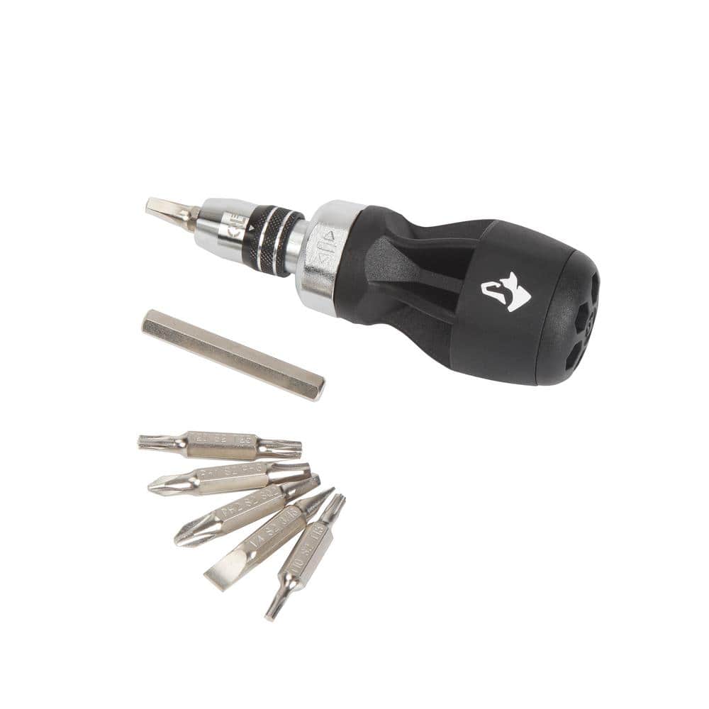 Husky 12-in-1 Quick Load Ratcheting Stubby Screwdriver Set (2)