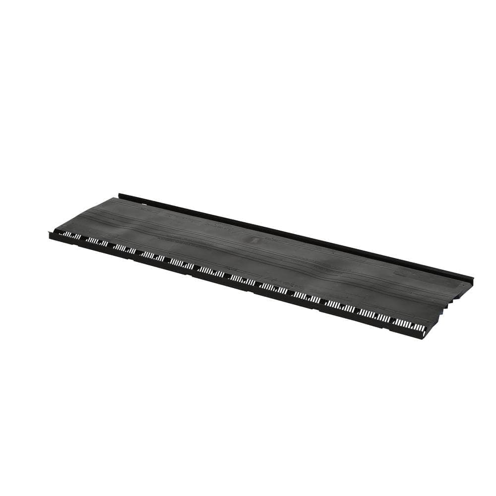 Air Vent ShingleVent II 1.4 in. x 14 in. Static Vent in Black (Sold in Carton of 10/4 ft. Pieces Only)