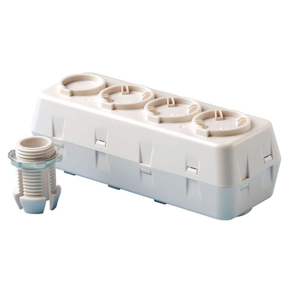 Leviton Offset Adapter Accessory for Commercial Grade Passive Infrared Fixture Mount High Bay Occupancy Sensor, White OSFOA-W (1)