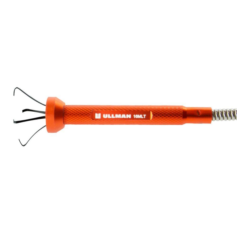 ULLMAN Magnetic Pick-Up Spring Claw, 25 in. Extension, Flexible Stainless Steel Shaft, 16 lbs Magnetic Force and LED Light (3)