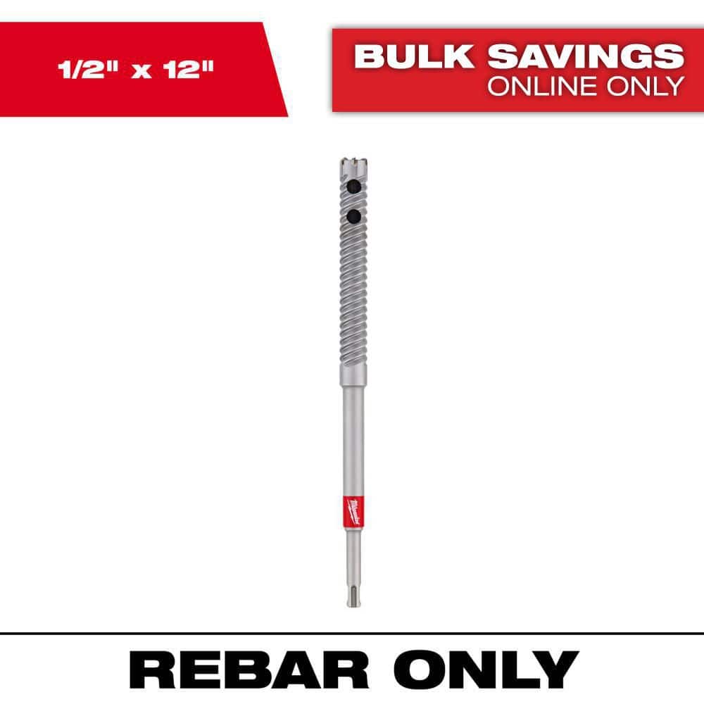 Milwaukee 1/2 in. x 12 in. SDS-Plus Rebar Cutter (1)