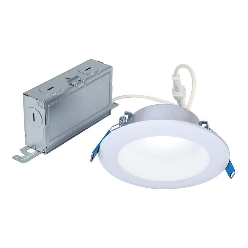 HALO 4 in. Adjustable CCT, New Construction/Remodel/Retrofit Installation, Integrated LED Regressed Canless LED Downlight (2)
