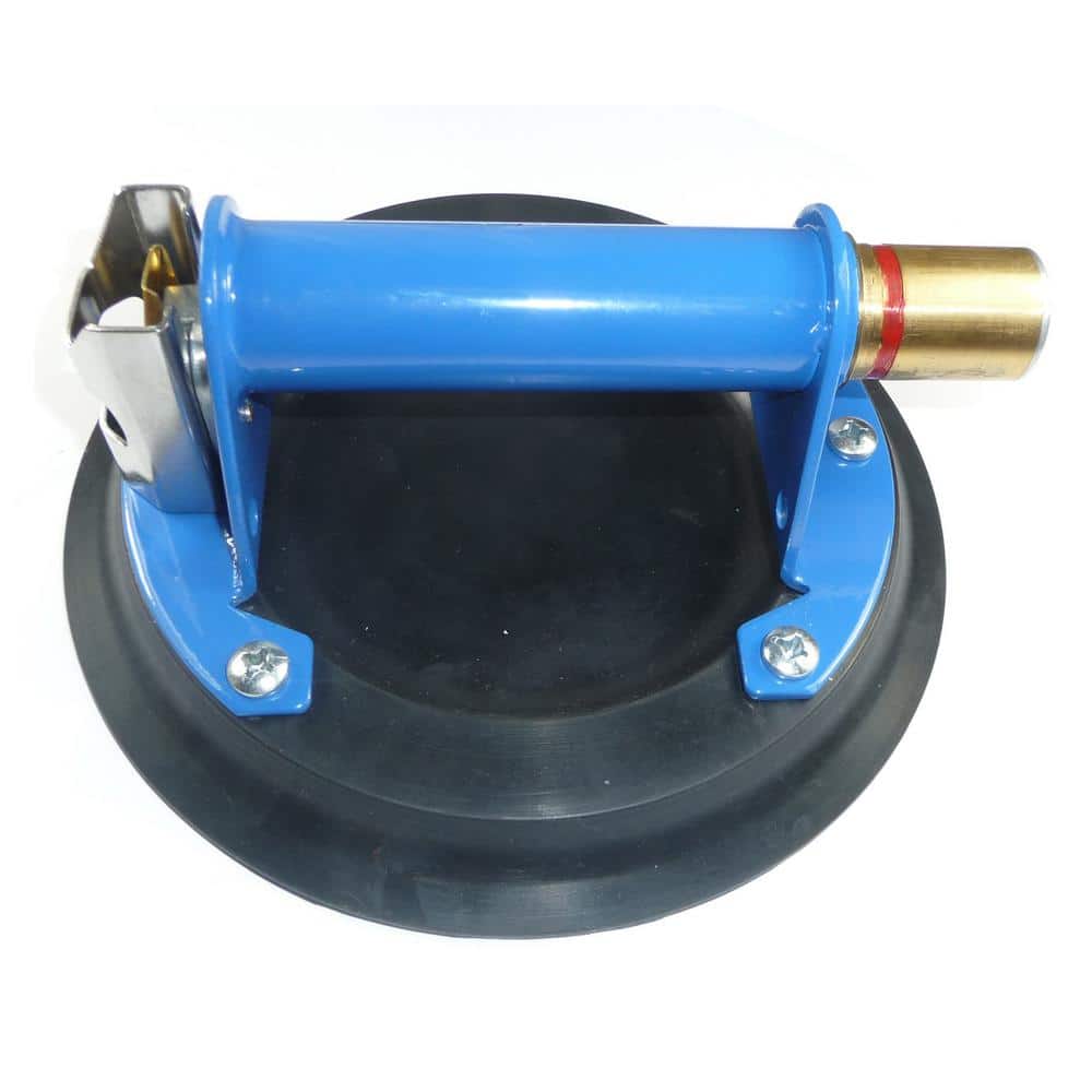ADT 8 in. Vacuum Suction Cup with Metal Handle for Lifting Glass/Granite (1)
