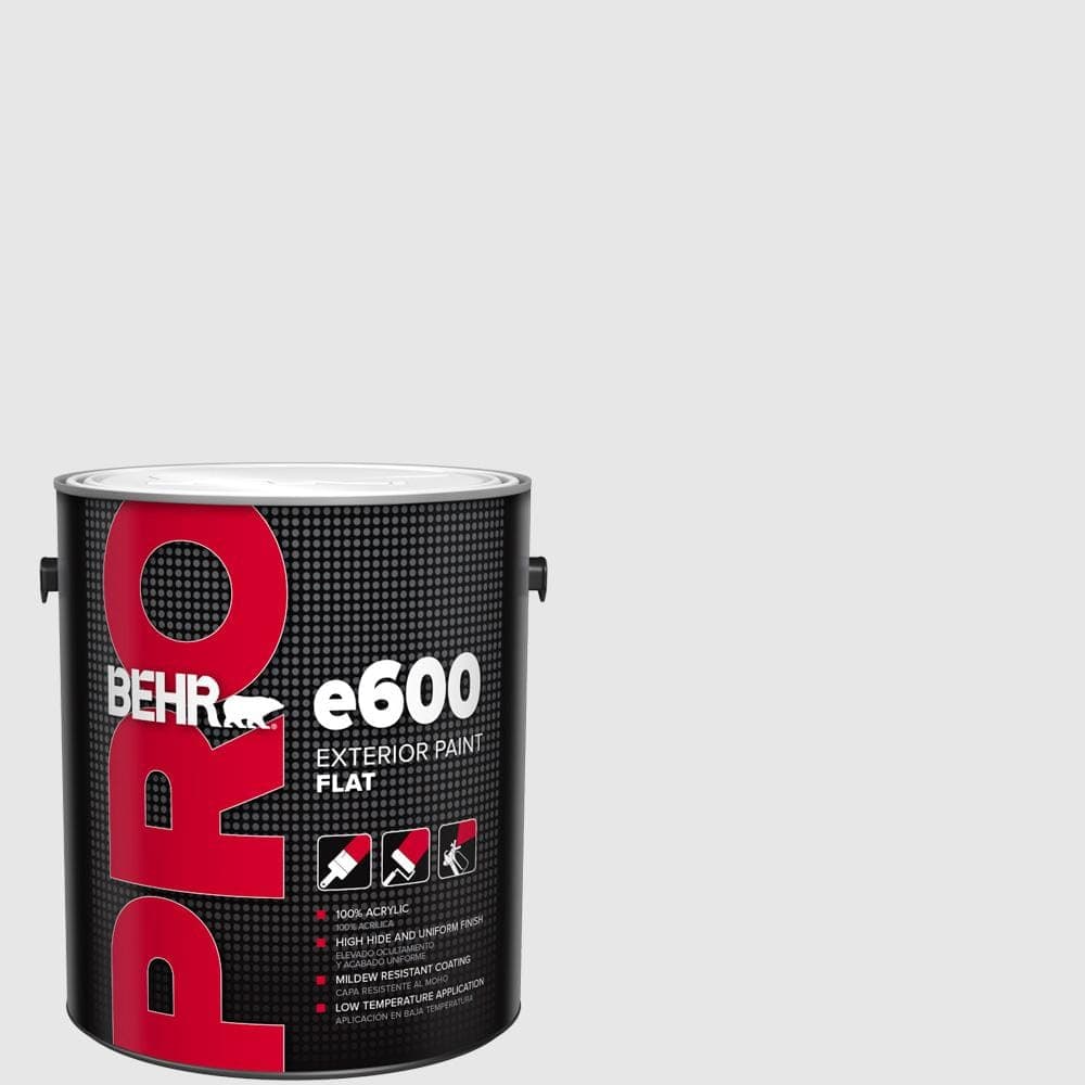 BEHR PRO 1 gal. #PR-W09 Nimbus Cloud Flat Paint