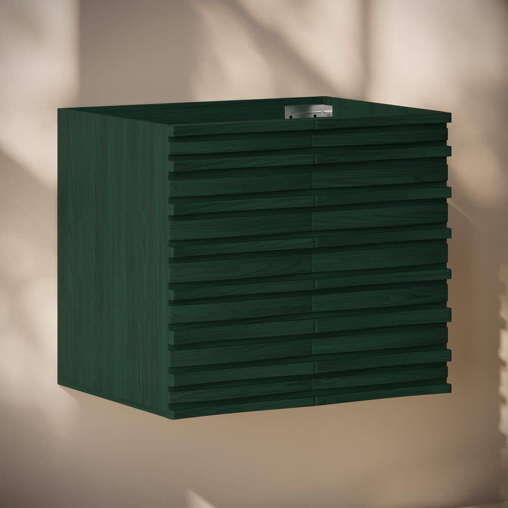 Swiss Madison Cascade 24" Wall-Mounted Bath Vanity Cabinet without Top in Green Oak (1)