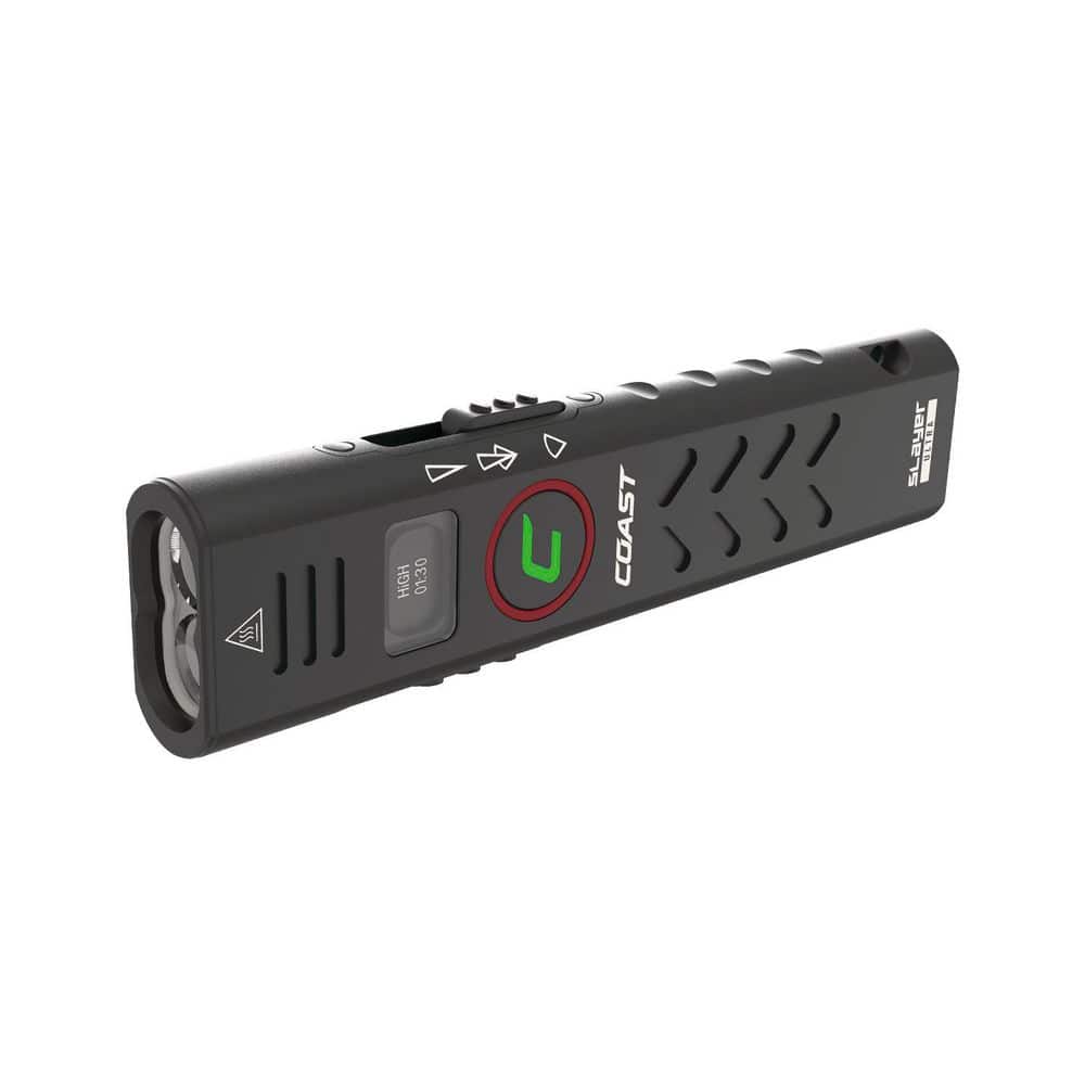 Coast Slayer Ultra 2000 Lumens Battery Powered Rechargeable Flashlight (2)