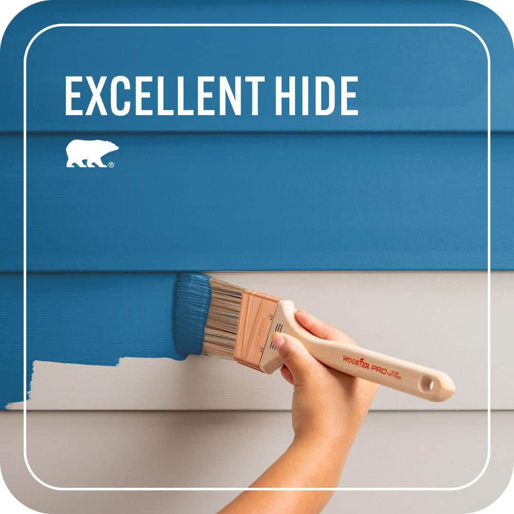 BEHR PREMIUM PLUS 1 qt. #P500-7 Cosmic Cobalt Flat Exterior Paint & Primer (3)