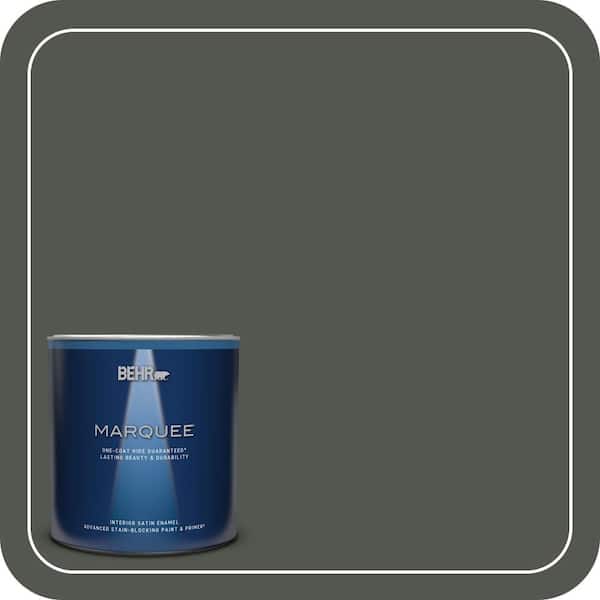 BEHR PREMIUM PLUS #ECC-47-3 Twilight Forest Flat Interior/Exterior Paint & Primer Color Sample (3)