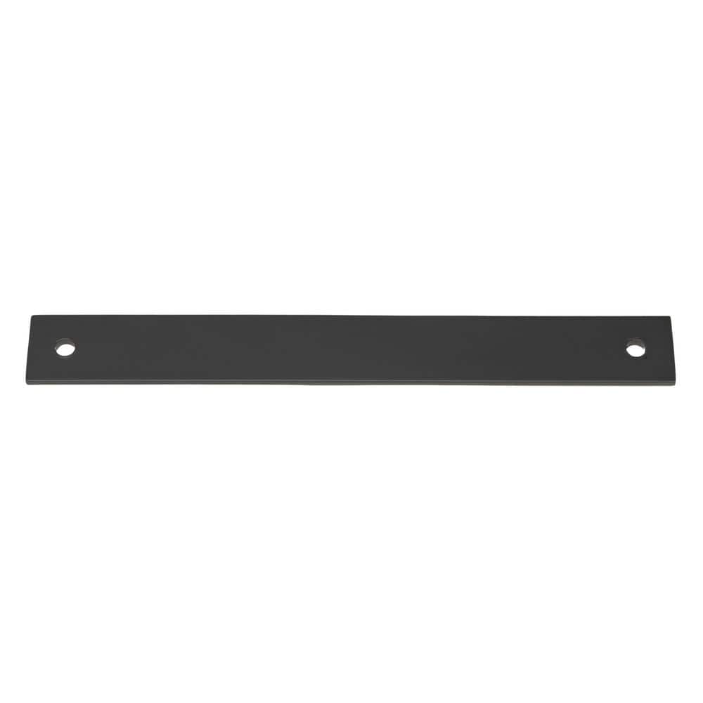 GLIDERITE 8 in. Squared Cabinet Backplate 7 in. Center to Center, 8342-178-MB (1)
