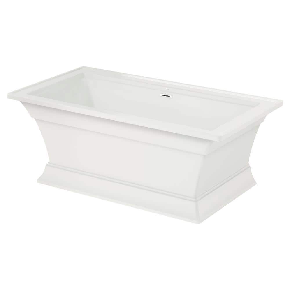 American Standard Town Square S 68 in. x 36 in. Soaking Bathtub with Center Drain in White (3)