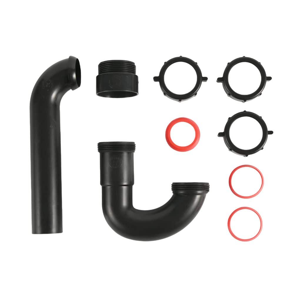Everbilt 1-1/2 in. Black Abs Plastic P-Trap (4)