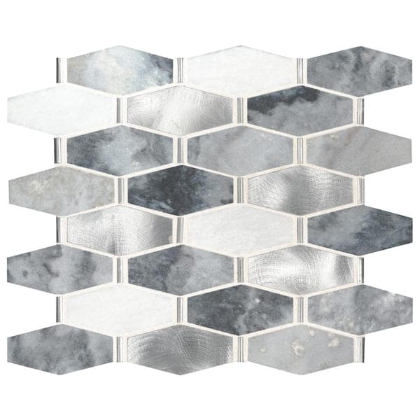MSI Ankara 12 in. x 15 in. Mixed Multi-Surface Metal Look Wall Tile (1.05 sq. ft./Each) (2)