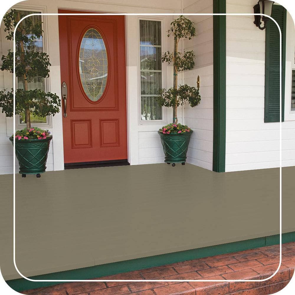 BEHR PREMIUM #N340-5 Low-Lustre Enamel Interior/Exterior Porch and Patio Floor Paint (2)