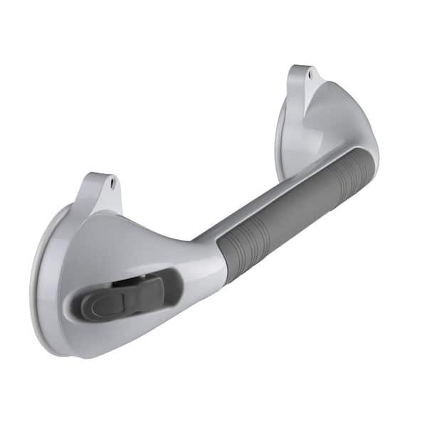 Glacier Bay 16-1/2 in. x 1-1/4 in. Suction Assist Bar with Suction Indicators in White