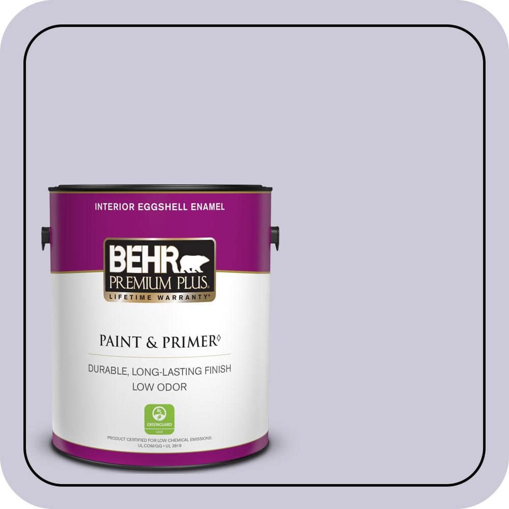 BEHR PREMIUM PLUS 1 gal. #S570-2 Magic Scent Eggshell Enamel Low Odor Interior Paint & Primer