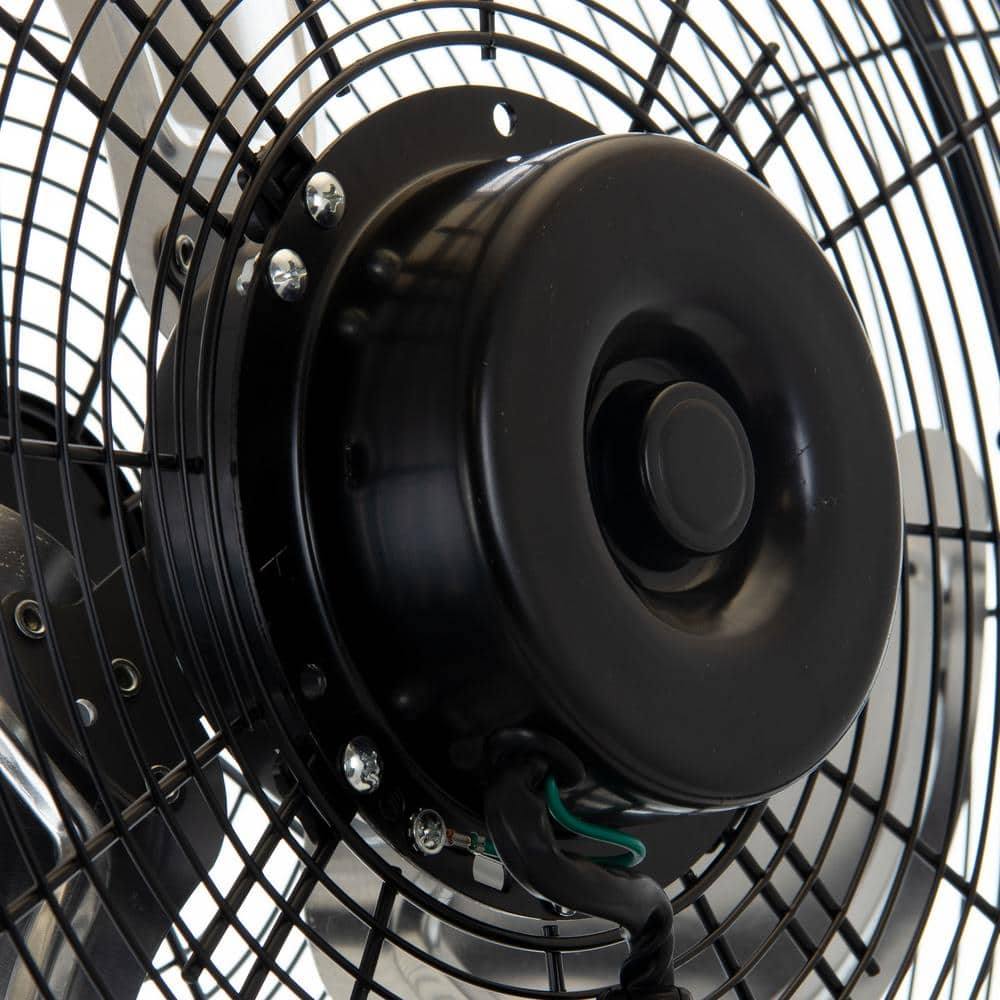 Vie Air Dual Function Indoor Black 18 in. Wall Tilting Fan (3)
