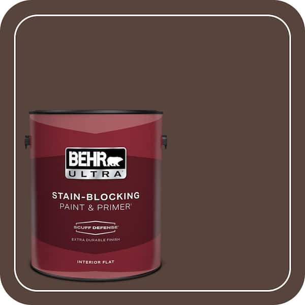 BEHR PREMIUM PLUS #BXC-78 Cordovan Leather Enamel Low Odor & Primer (2)