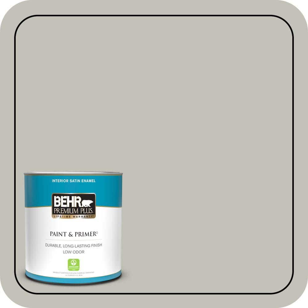 BEHR PREMIUM PLUS #PPU25-09 Foggy London Enamel Low Odor & Primer