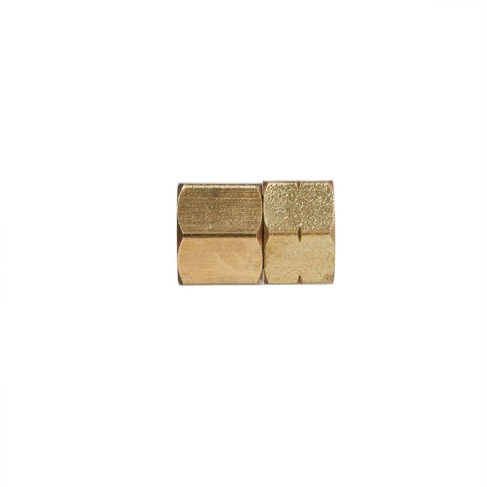 Everbilt 3/8 in. Female OD Compression Brass Coupling Fitting (4)