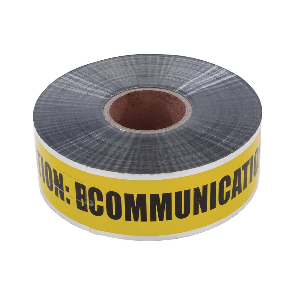 NSi Industries 3 in. Detectable Underground Line Tape, Yellow