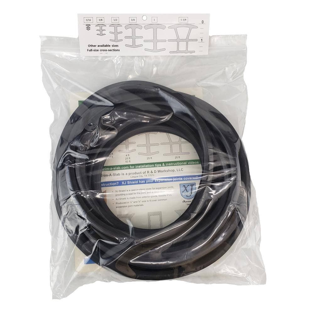 Trim-A-Slab 3/8 in. x 25 ft. Concrete Expansion Joint in Black (2)