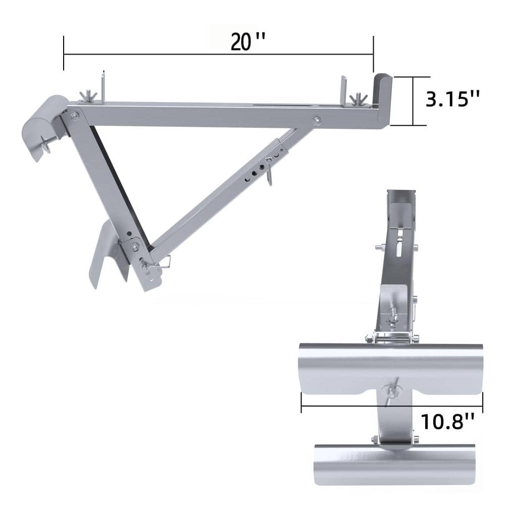 Unbranded Ladder Jacks Scaffolding Brackets Heavy Duty Extension Ladder Jack for Working Stage Stability 2 Pack (3)