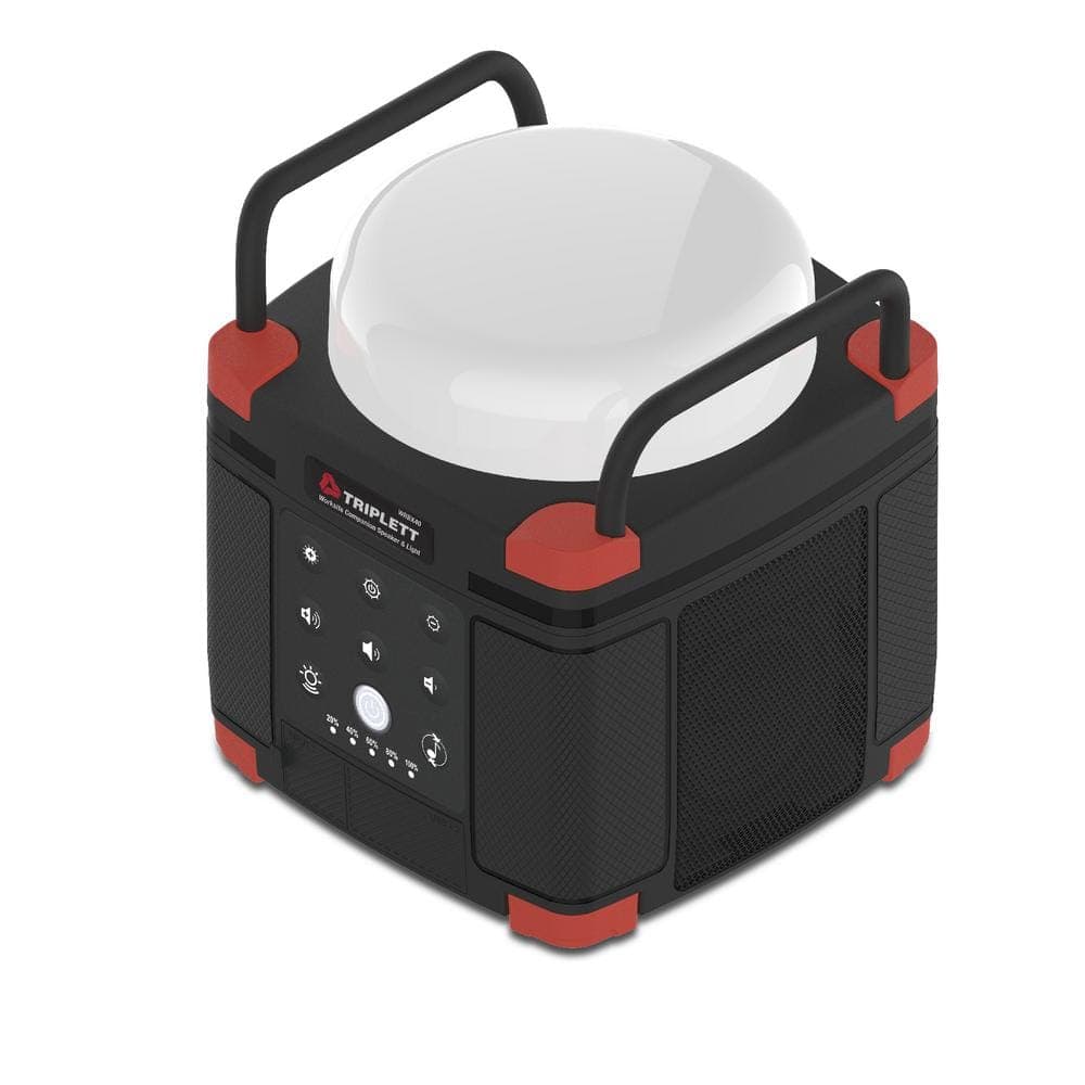 TRIPLETT Worksite Companion Speaker and Light (2)