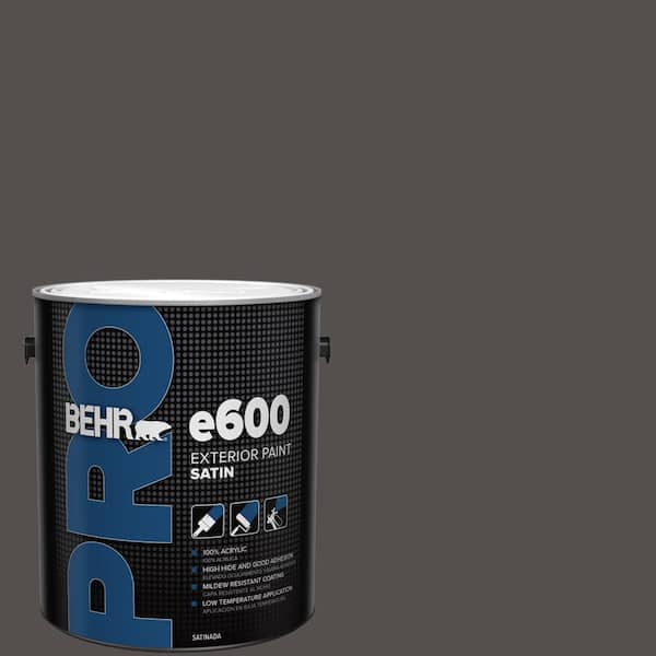 BEHR PRO 1 gal. #790F-7 Dark Cavern Satin Exterior Paint (2)
