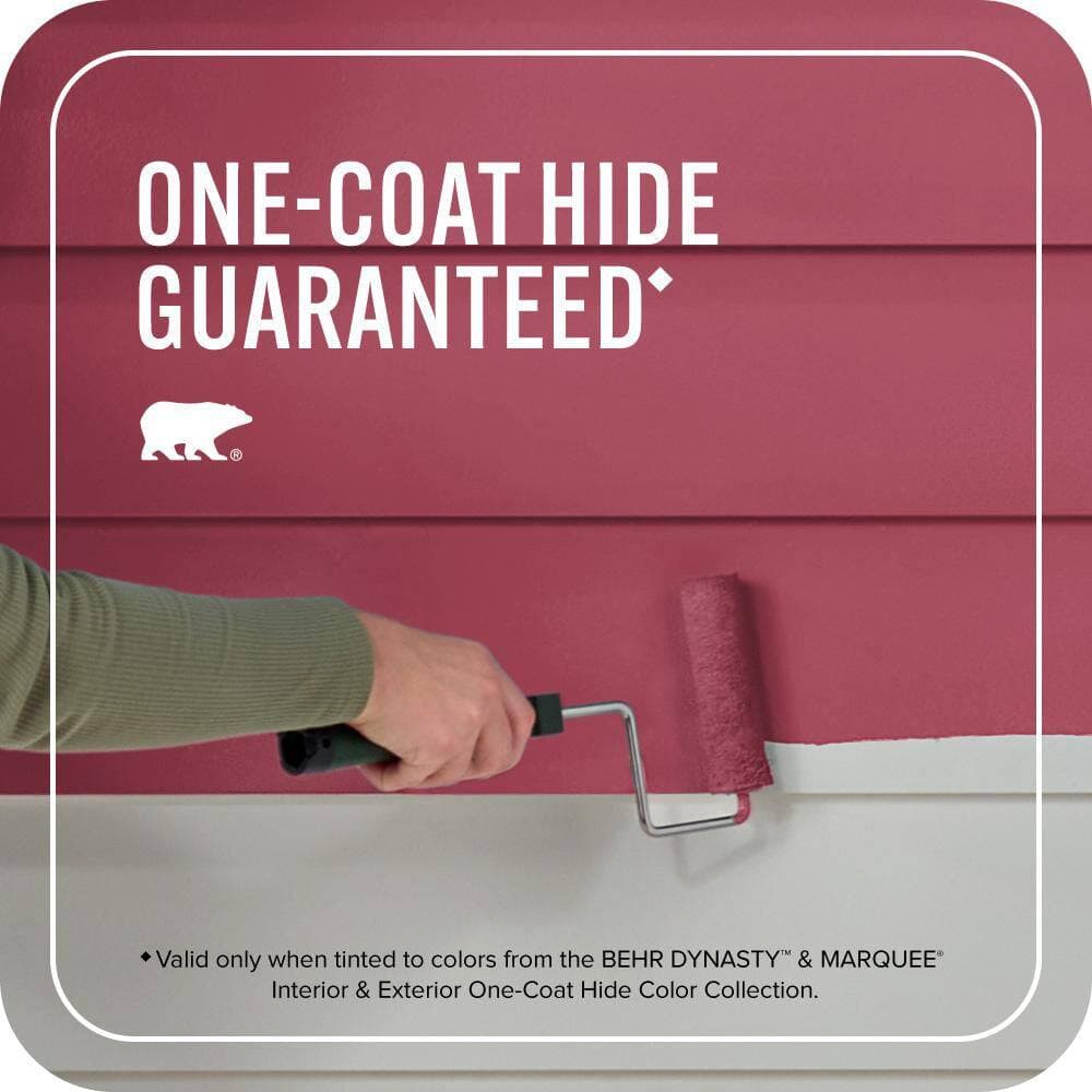 BEHR MARQUEE 1 gal. #S-G-120 Strawberry Daiquiri Flat Exterior Paint & Primer (3)