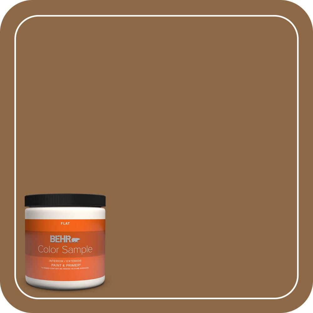 BEHR PREMIUM PLUS #270F-7 English Saddle Enamel Interior Stain-Blocking Paint and Primer (1)
