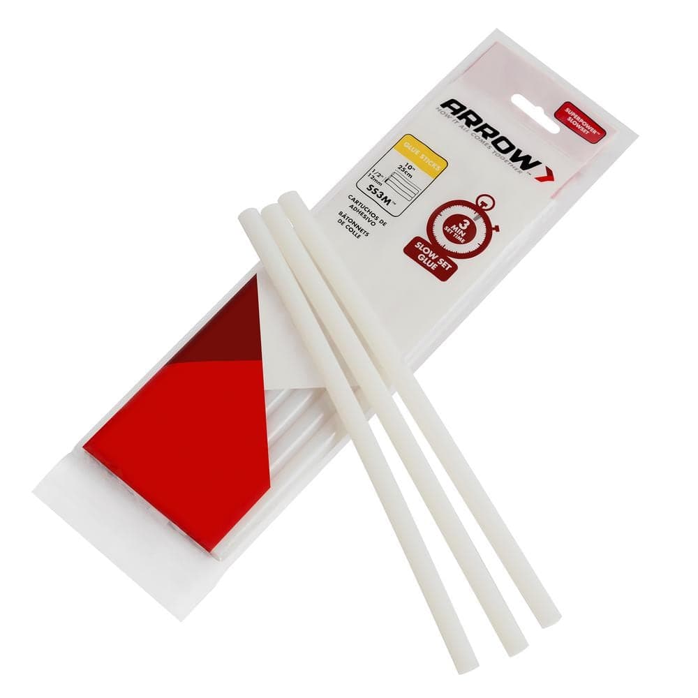 Arrow 3-Minute Glue Sticks (3)