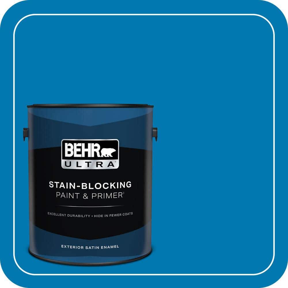 BEHR ULTRA 1 gal. #S-G-540 Song Bird Satin Enamel Exterior Paint & Primer