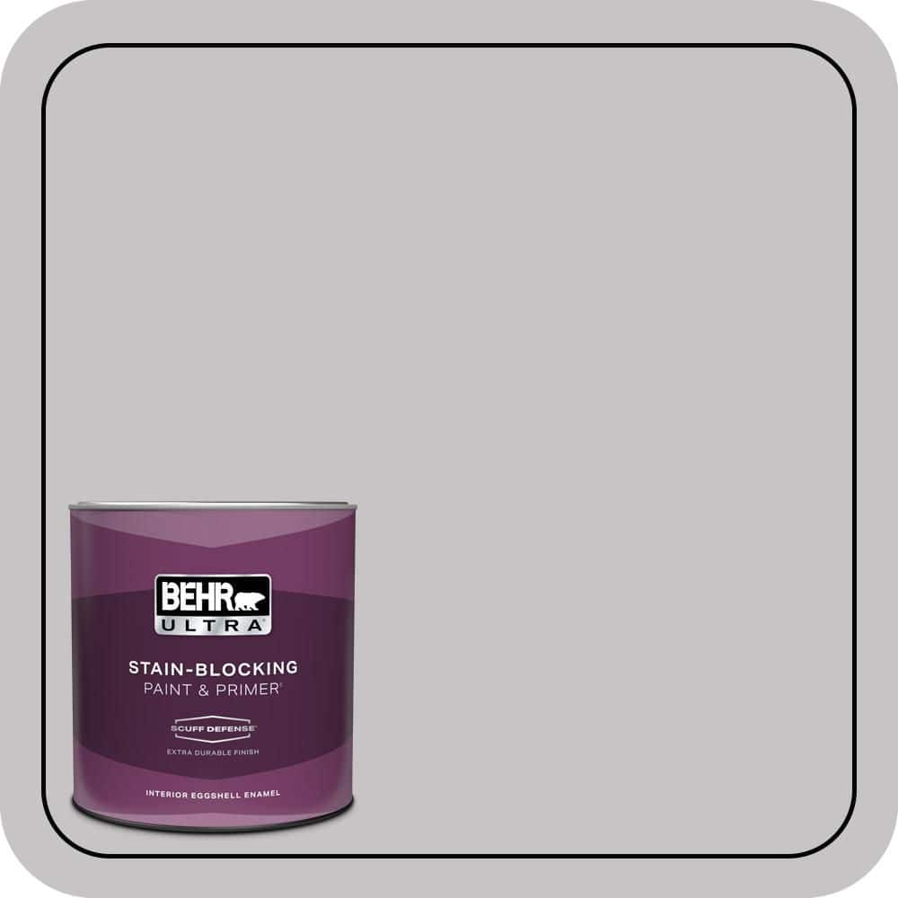 BEHR ULTRA 1 qt. #T15-6 Dreamscape Gray Extra Durable Eggshell Enamel Interior Paint & Primer
