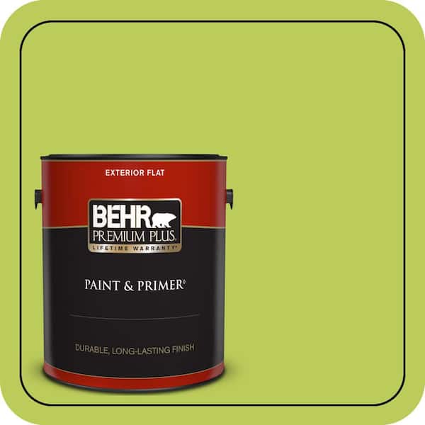 BEHR PREMIUM PLUS #410B-5 Hidden Meadow Enamel Low Odor & Primer (2)