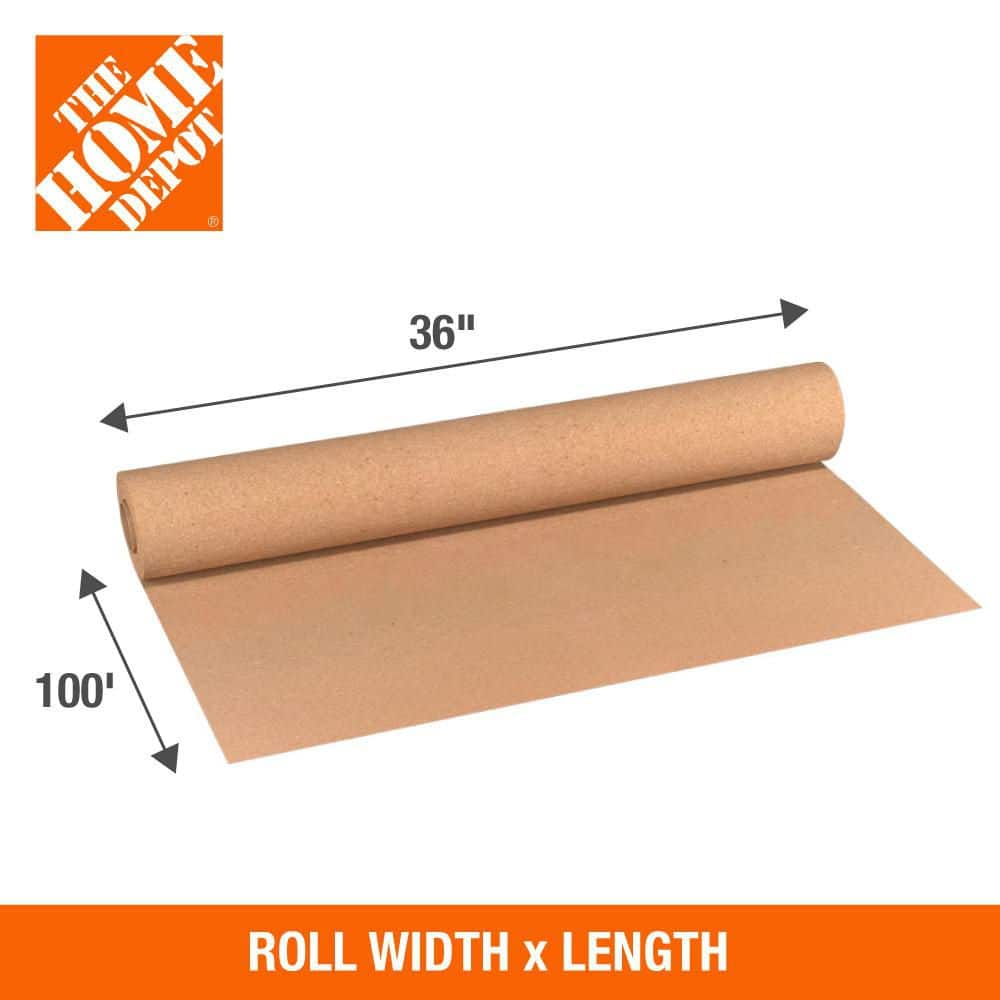 The Home Depot 3 ft. x 100 ft. Heavy Kraft Builder's Paper Drop Cloth (2)