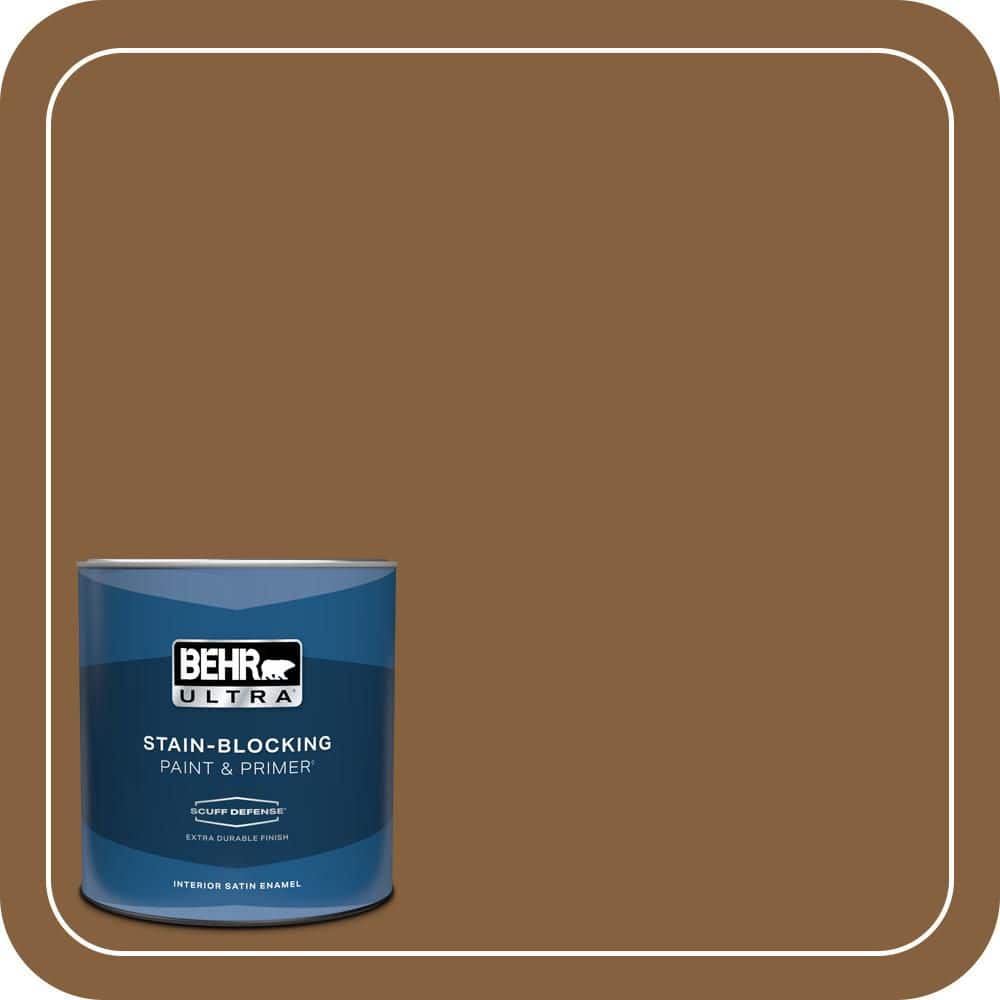 BEHR ULTRA 1 qt. #PPU4-18 Spice Bazaar Extra Durable Satin Enamel Interior Paint & Primer