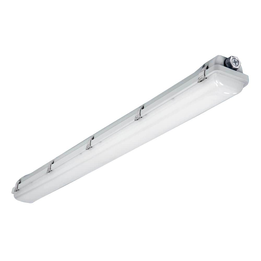 Metalux Vaportite 4 ft. White Integrated LED Commercial Industrial Vaportite with Adjustable CCT and Lumen (2)