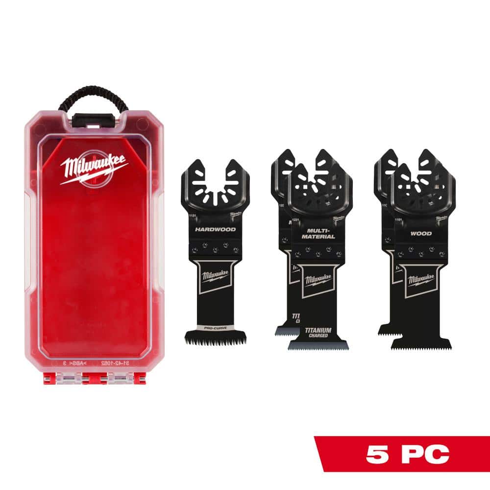 Milwaukee Multi-Tool Oscillating Blade Kit (5-Piece)