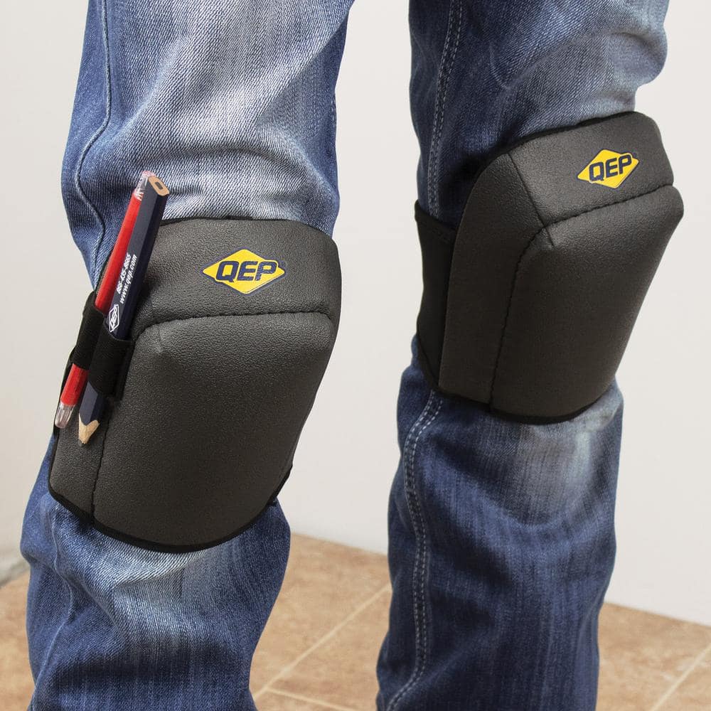 QEP Comfort Grip Neoprene Knee Pads with Foam Padding and Pen Storage (3)