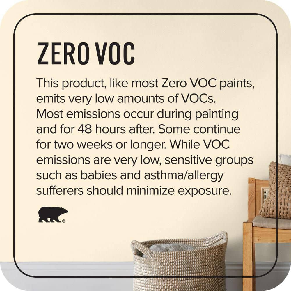 BEHR PREMIUM PLUS #W-D-220 Vanilla Custard Enamel Low Odor & Primer (4)