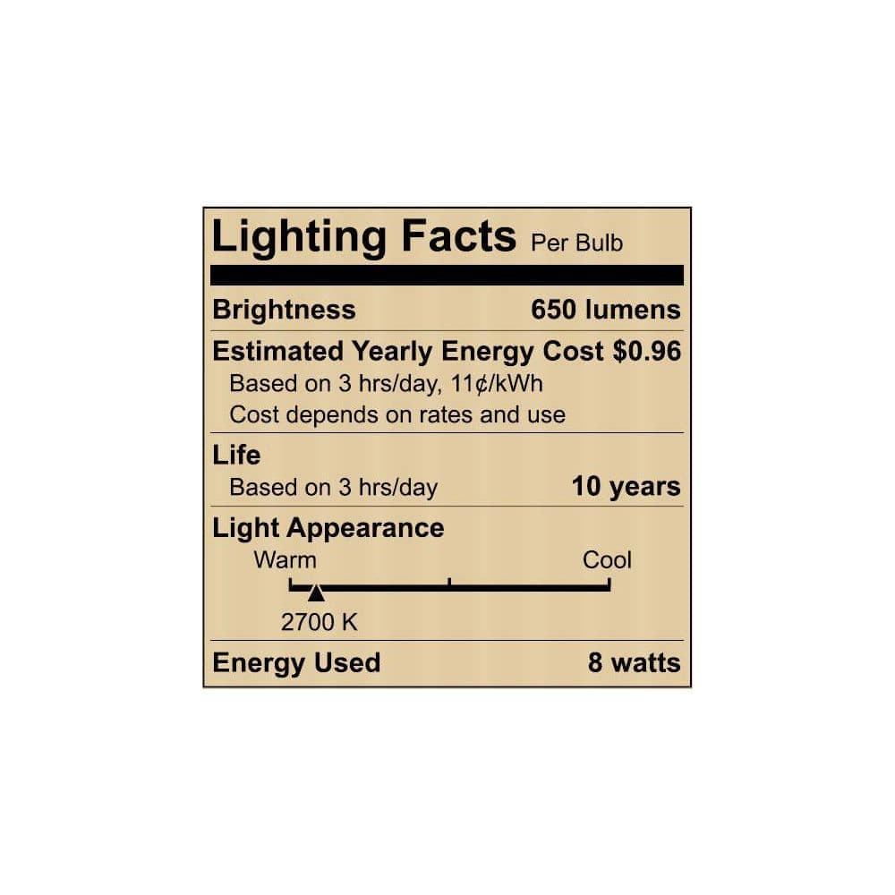 PRIVATE BRAND UNBRANDED 65-Watt Equivalent BR30 Dimmable LED Light Bulb with Selectable Color Temperature (6-Pack) (4)