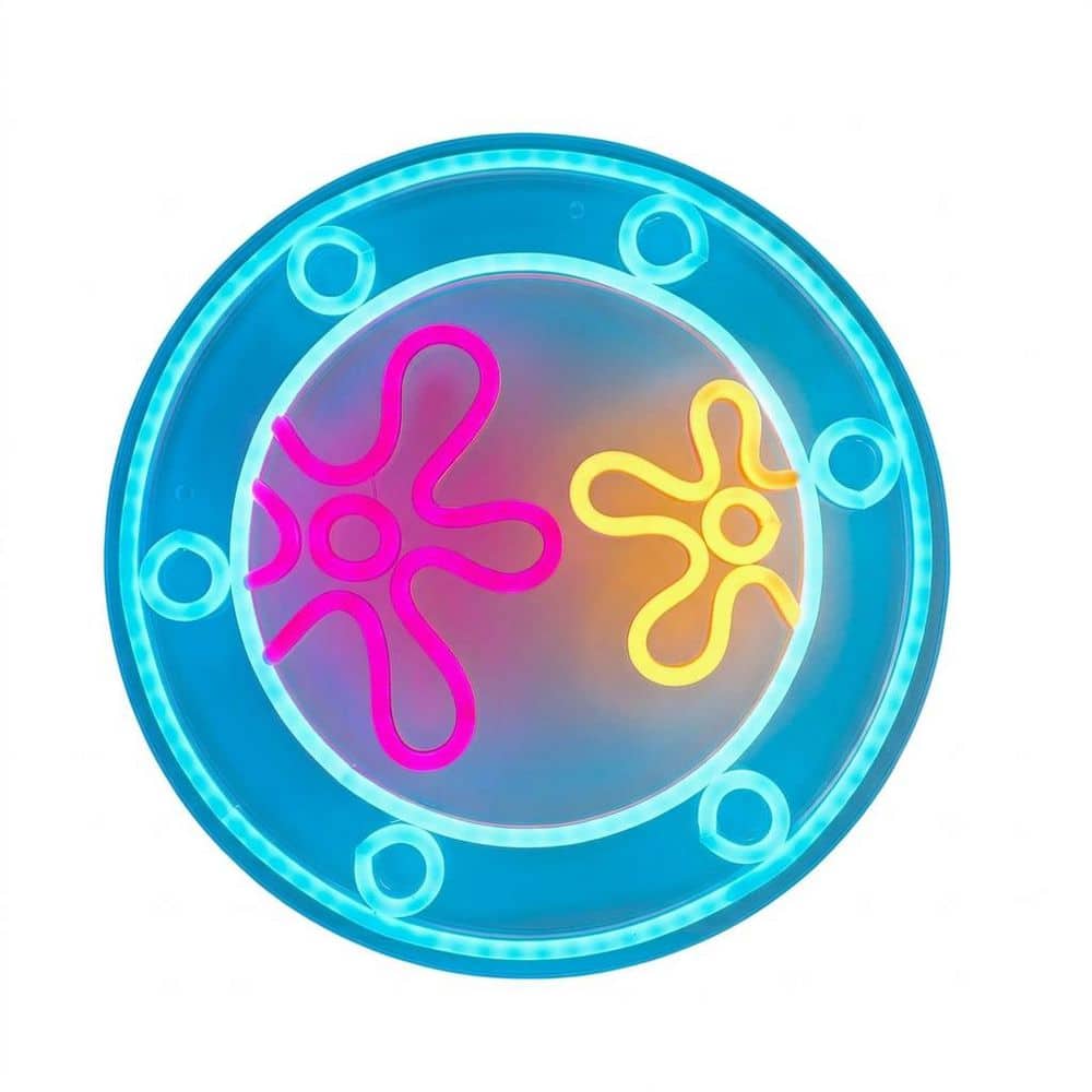 Afoxsos Ocean World Porthole LED Neon Sign USB Powered Handmade Silicone Wall Decor Night Light for Game Room Bedroom Party (1)