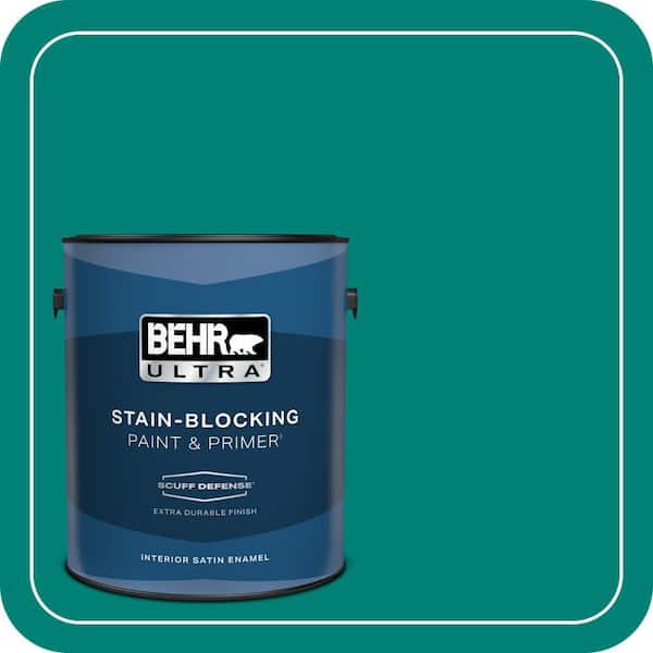 BEHR PREMIUM PLUS Home Decorators Collection #HDC-WR14-9 Green Garlands Flat Low Odor & Primer (3)