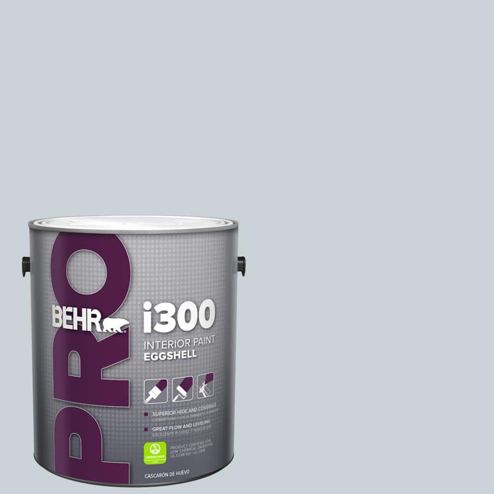 BEHR PRO 1 gal. #N480-1 Light Drizzle Eggshell Interior Paint (1)