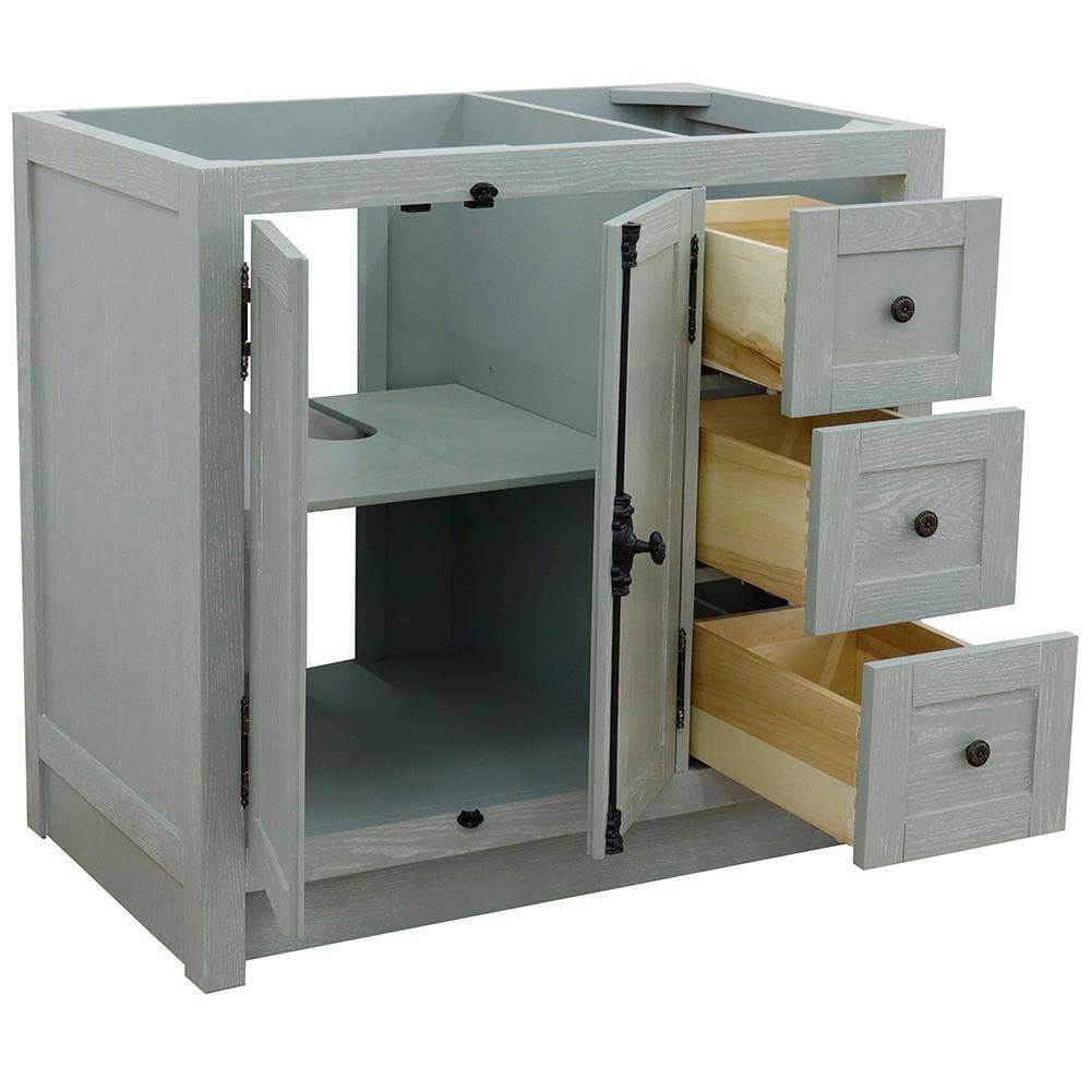 Bellaterra Home Plantation W 21.5 in. D 34.5 in. H Bath Vanity Cabinet Only Left Cabinet Doors (4)