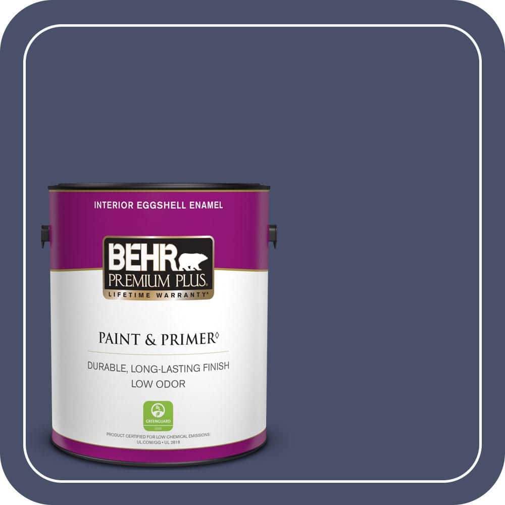 BEHR PREMIUM PLUS 1 gal. #PPU15-18 Vintage Velvet Eggshell Enamel Low Odor Interior Paint & Primer (1)