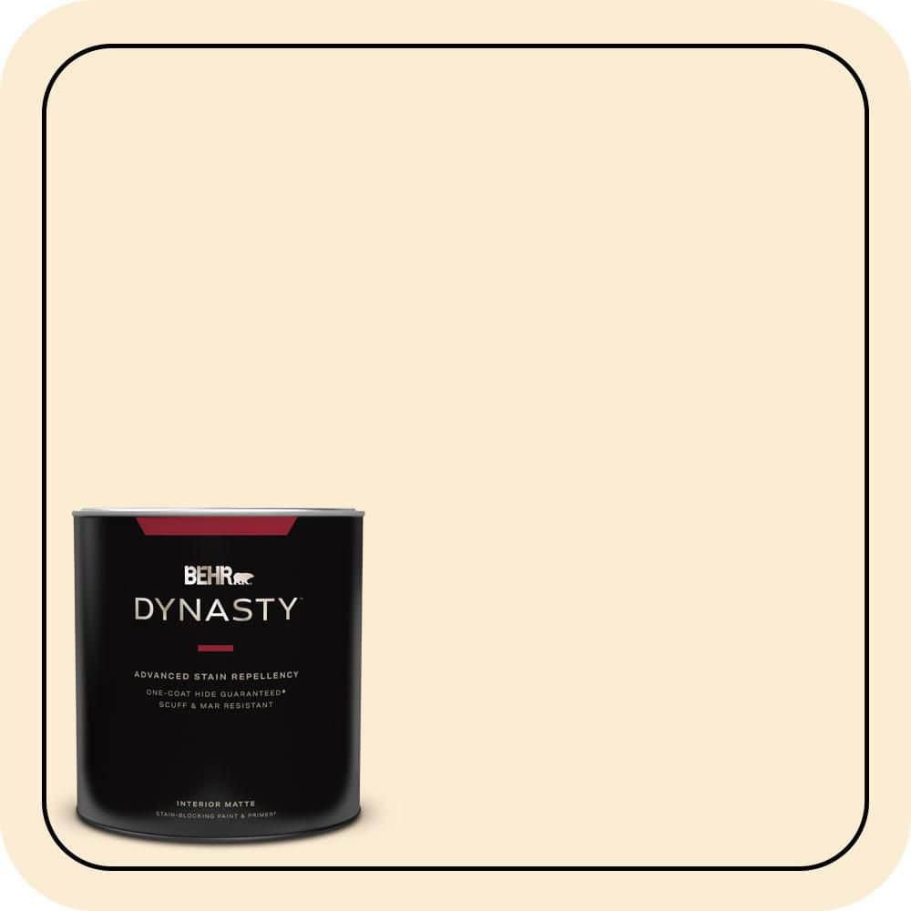 BEHR DYNASTY 1 qt. #P220-1 Frosty Melon Matte Interior Stain-Blocking Paint & Primer