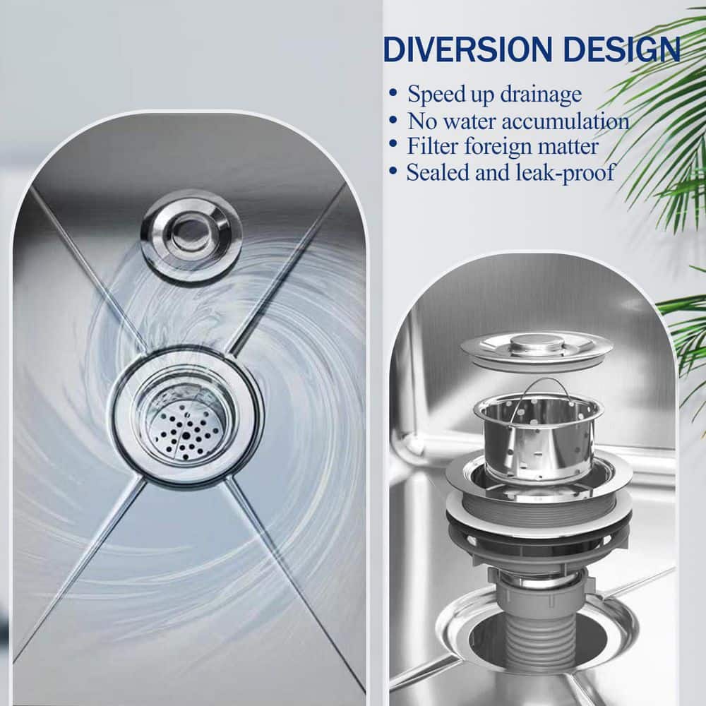 Numhew Polished Stainless Steel Freestanding Floor Mount Mop Sink for Balconies, Laundry rooms, Industries (3)