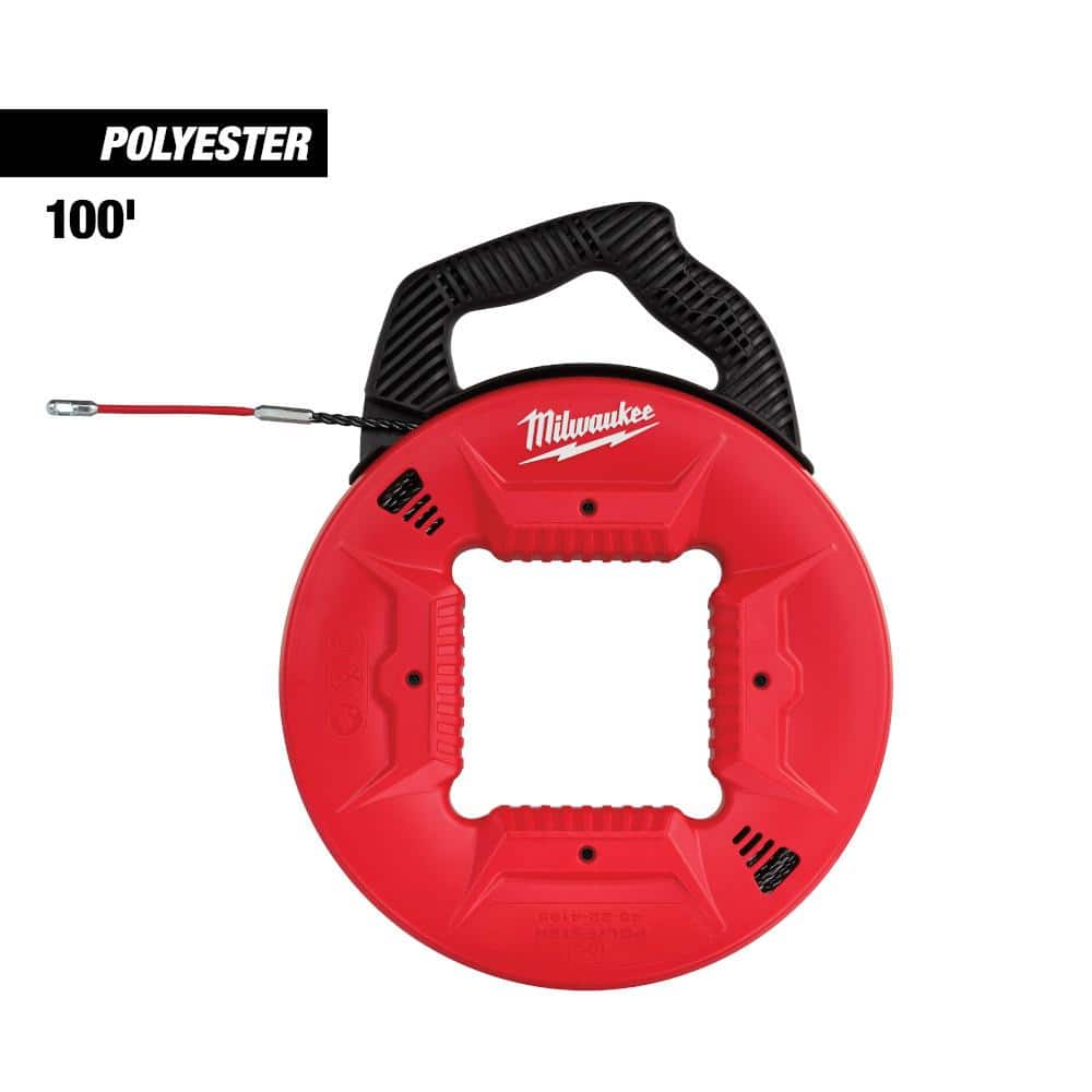 Milwaukee Polyester Fish Tape with Flexible Metal Leader